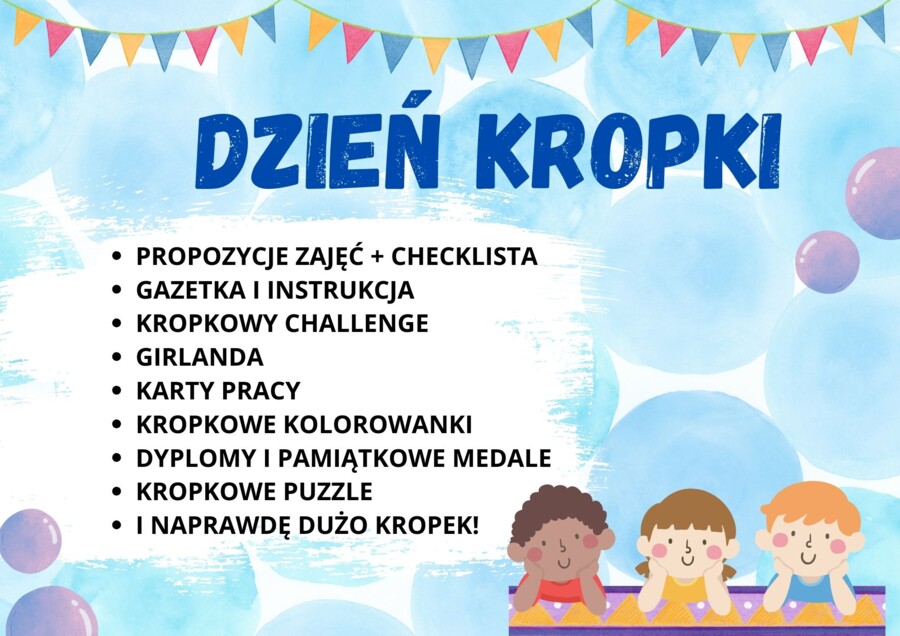 DZIEŃ KROPKI ZESTAW PONAD 150 STRON