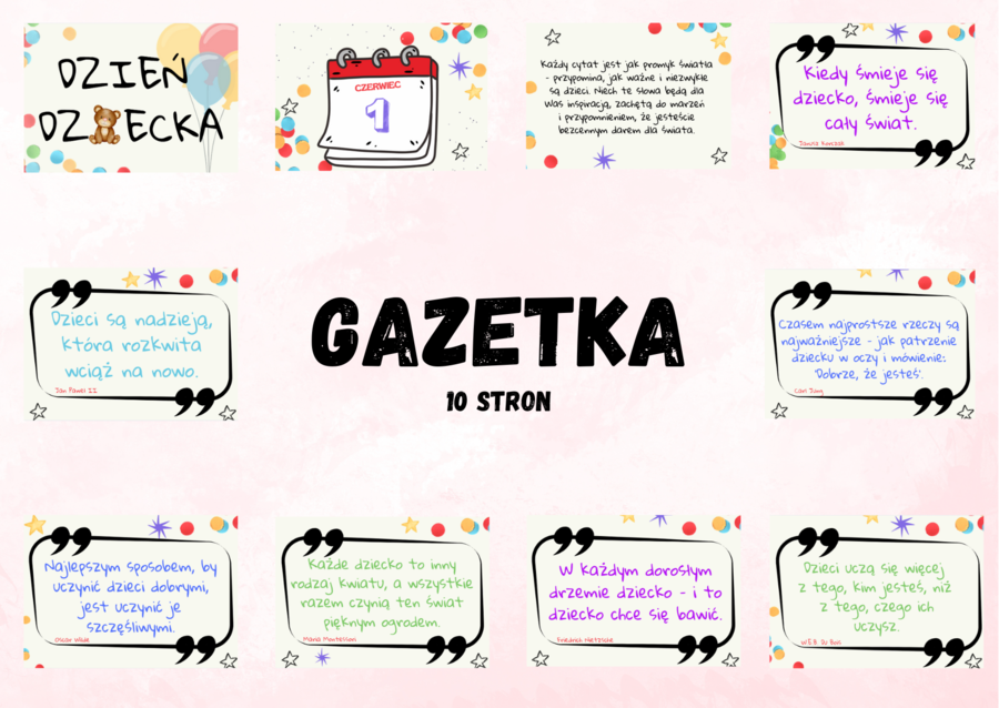 Dzień Dziecka - GAZETKA