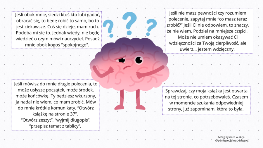 Dostosowania dla ucznia w trakcie bieżącej pracy na lekcji. Rada szkoleniowa WDN. Gazetka dla nauczycieli.
