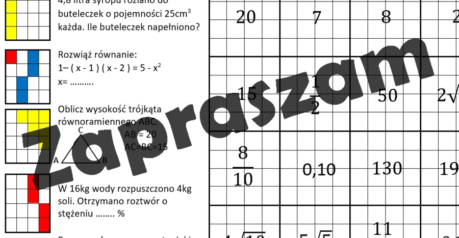 Kodowanie - powtórzenie ósmoklasisty
