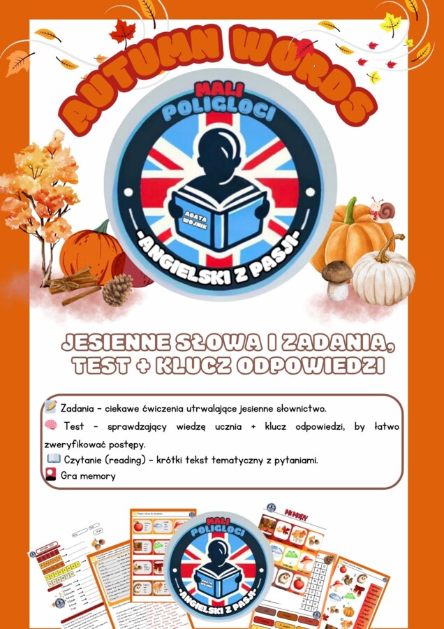 Hello Autumn, Hello English! 🍂 Odkrywaj język w barwach jesieni!