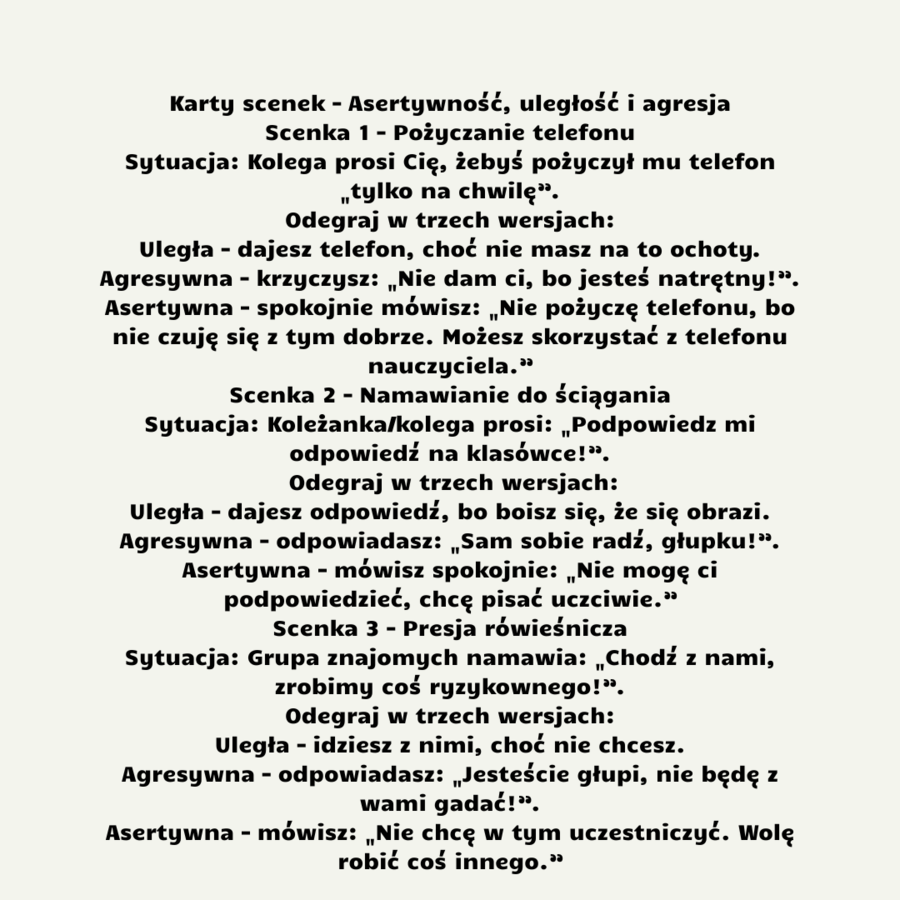 Edukacja zdrowotna, scenariusze wszystkich lekcji dla klas 4-8