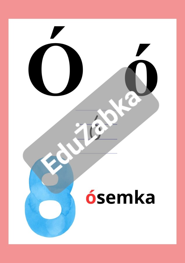 Alfabet - plansze edukacyjne, gazetka