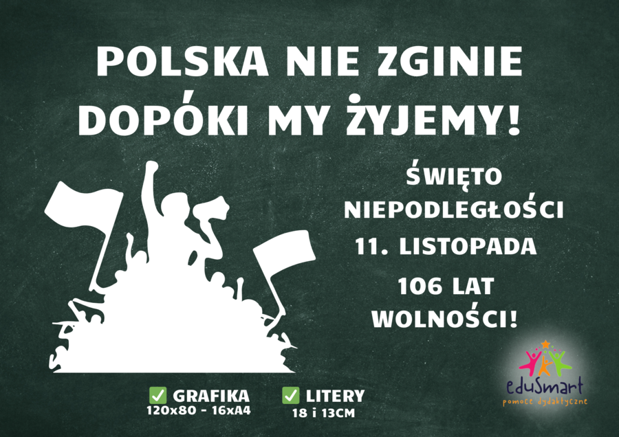 11 LISTOPADA DEKORACJA XXL - POLSKA NIE ZGINIE DOPÓKI MY ŻYJEMY
