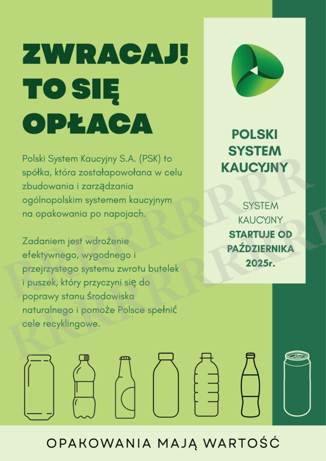 System kaucyjny - butelki, które podlegają zwrotowi. Jakie? Jak oznaczone? Jak zwrócić? Gdzie? Itd.