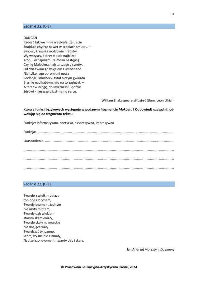 Matura od 2025. Język polski. Test historycznoliteracki (ćwiczenia)