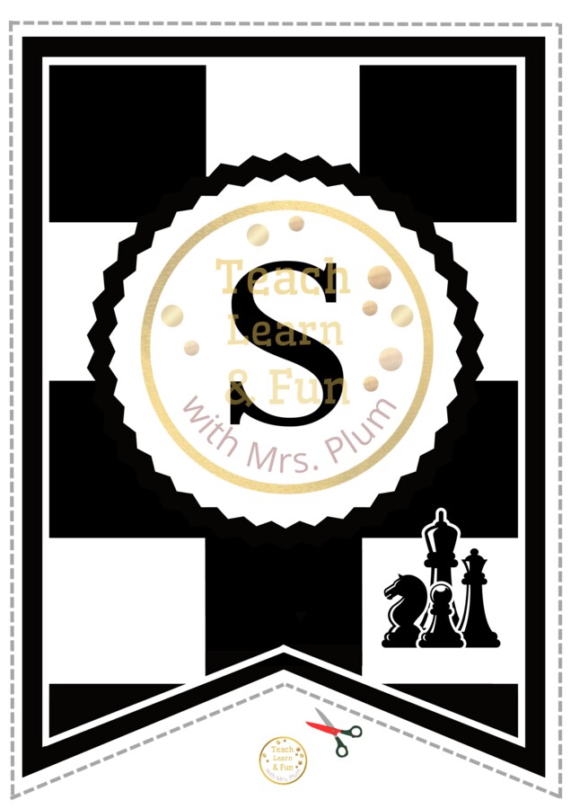 ♟️ Girlanda „Szkolny Turniej Szachowy” – wyjątkowa dekoracja na każde zawody! ♟️🏆