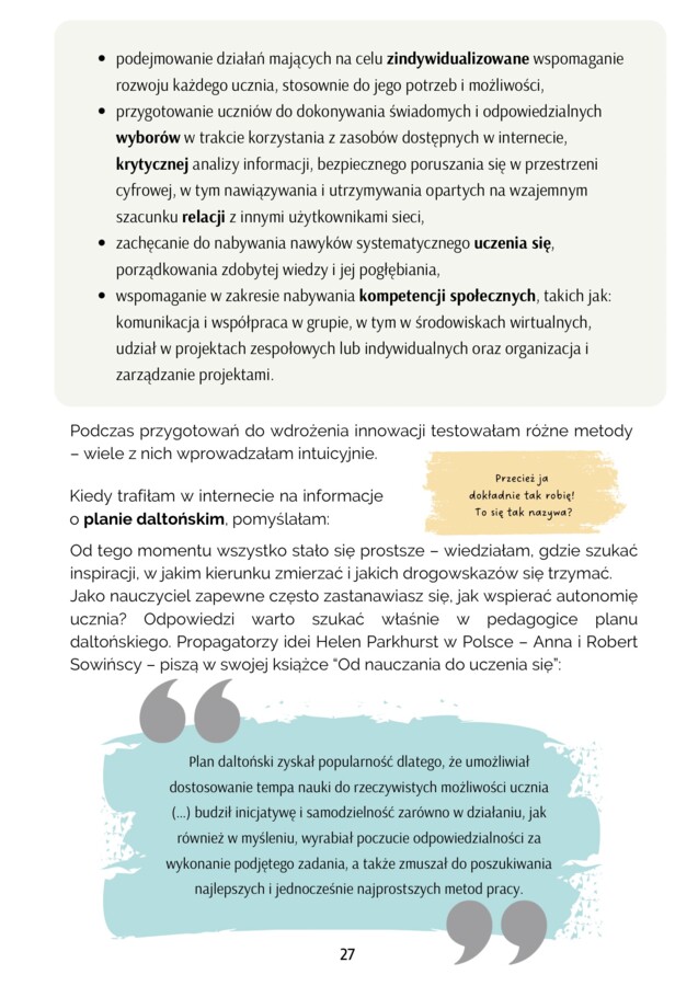 Dodaj autonomię odejmij napięcie. Wskazówki pomocne w uczeniu (się) młodzieży na przykładzie lekcji matematyki i nie tylko