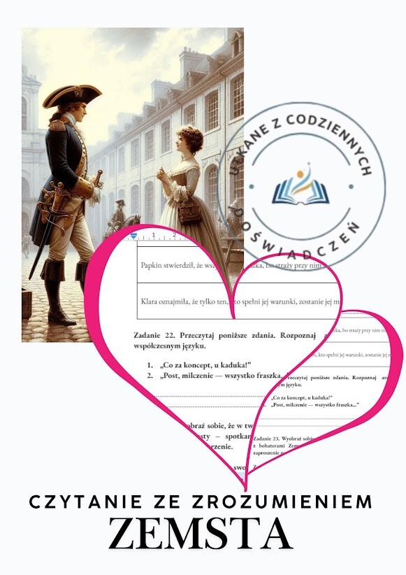 Krokodyl, chleb i milczenie – trening czytania ze zrozumieniem ,,Zemsty" A. Fredry