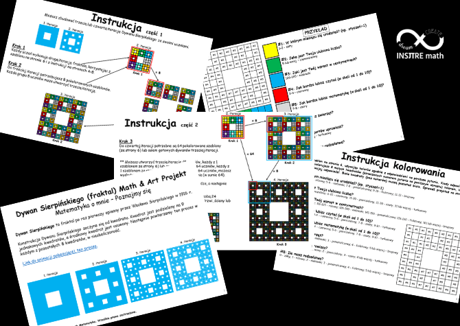 Fraktal Dywan Sierpińskiego - Math & Art Projekt: Matematyka o mnie – Poznajmy się