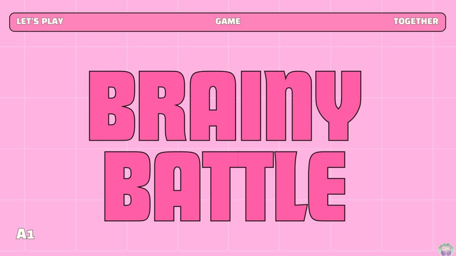Brainy Battle – drużynowa gra językowa typu Familiada-A1
