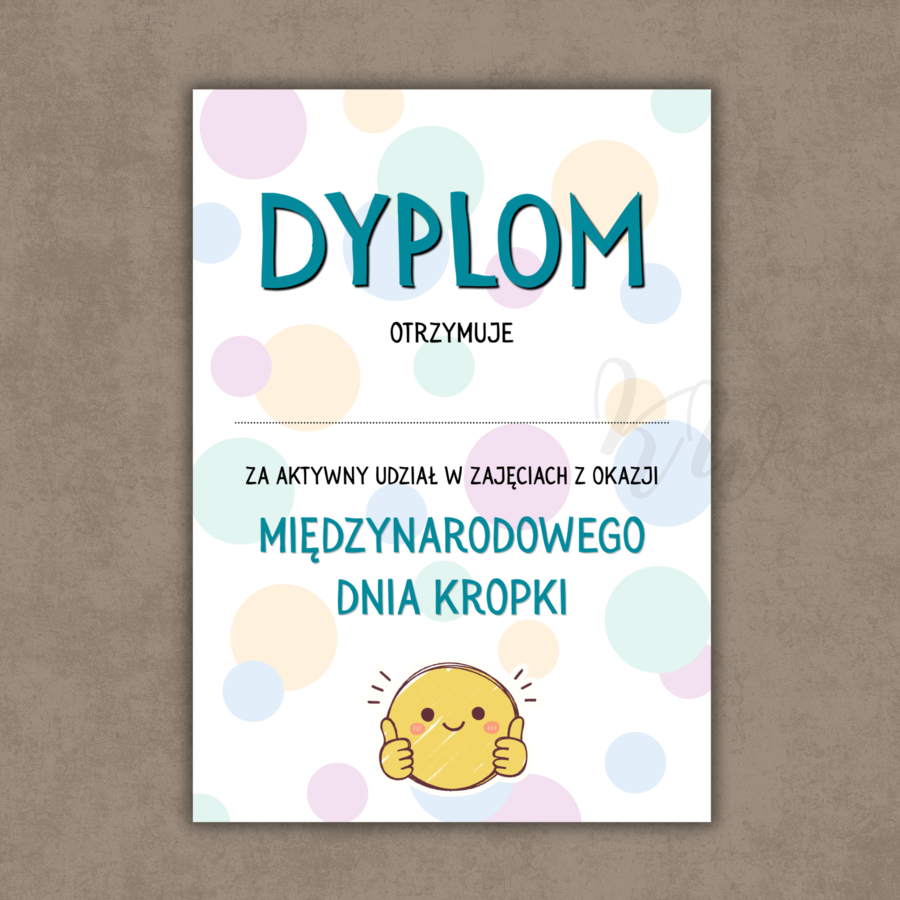 DZIEŃ KROPKI - ZESTAW