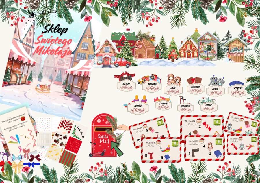 Sklep Świętego Mikołaja – Edukacyjna Przygoda w Magicznym Świecie Świąt
