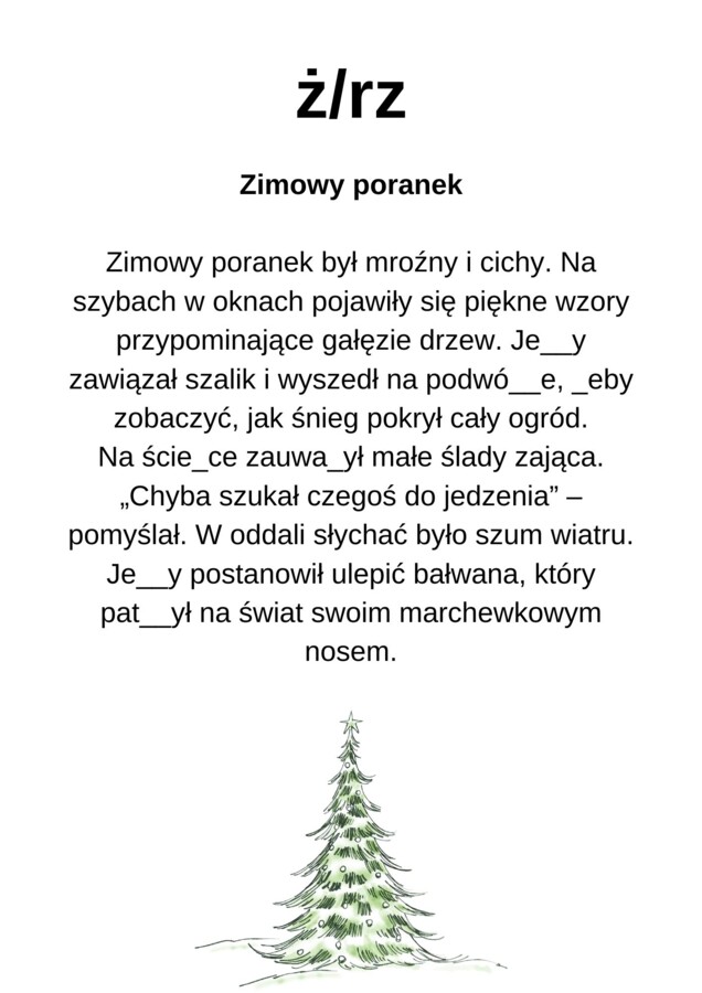 Karty pracy: Dyktanda, zasady ortograficzne i rymowanki na cały rok!