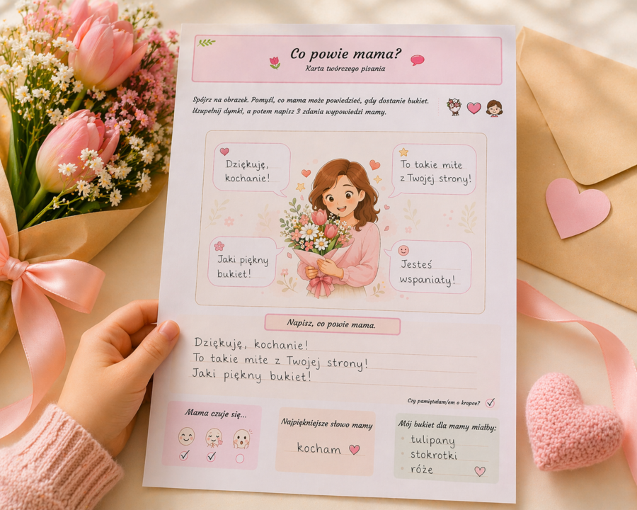 Co powie mama? – karta twórczego pisania
