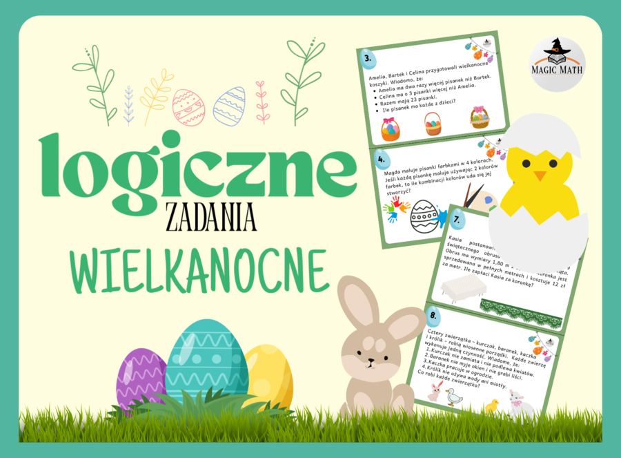 WIELKANOCNE ZADANIA LOGICZNE, Wielkanocna matematyka