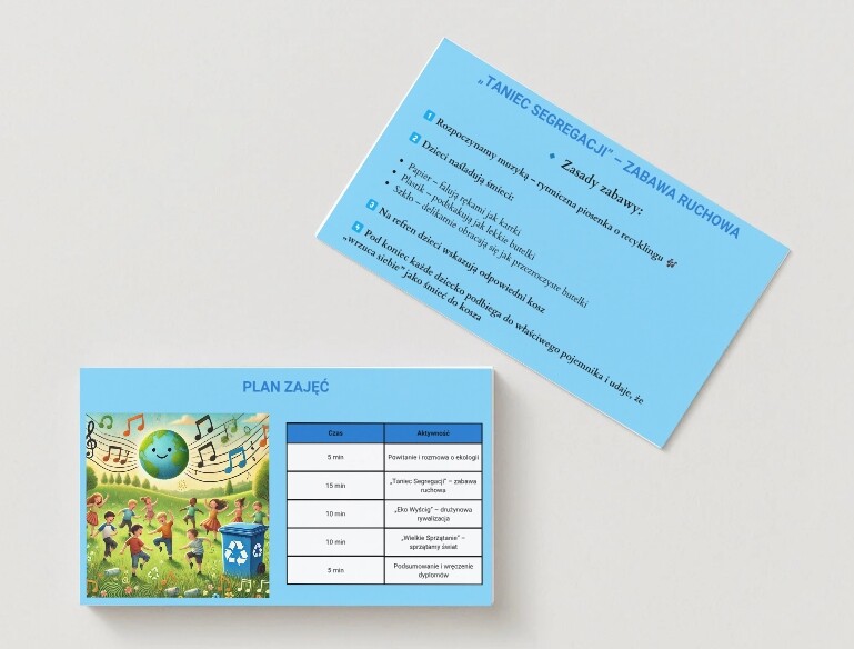 Zabawy ruchowe i piosenki o ekologii
