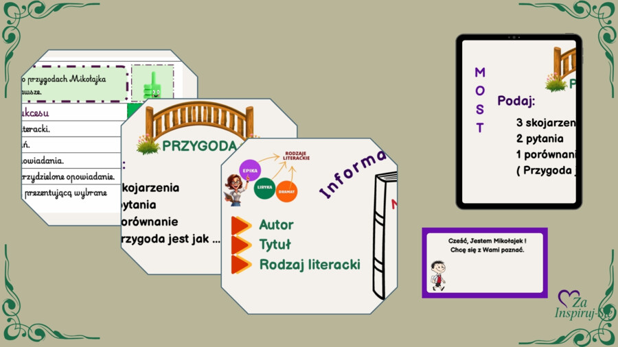 Mikołajek - prezentacja+ karty pracy+ piosenka + filmy AI