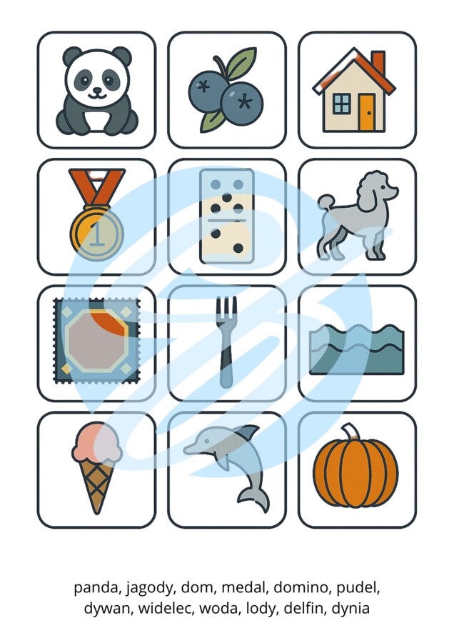 Memory logopedyczne – Utrwalenie głoski „D”