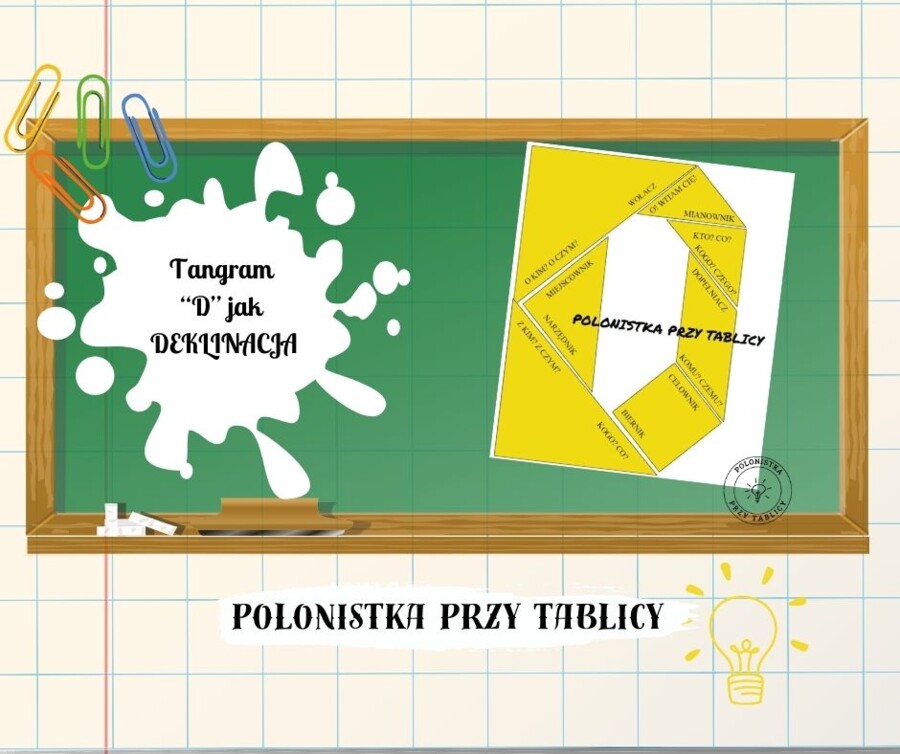 Tangram deklinacja przypadki rzeczownika