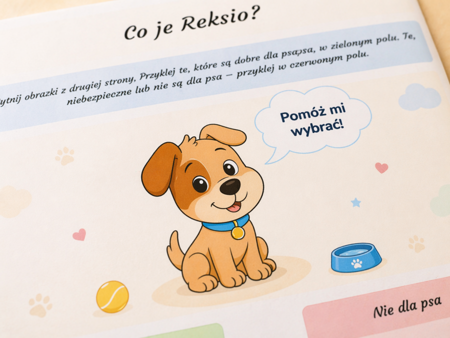 Co je Reksio? Dopasowywanie obrazków