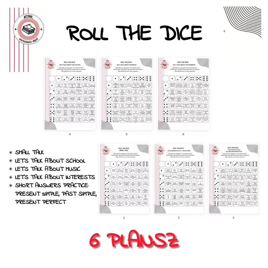 Roll the dice - speaking game