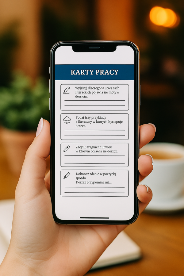 Deszcz w literaturze – scenariusz lekcji