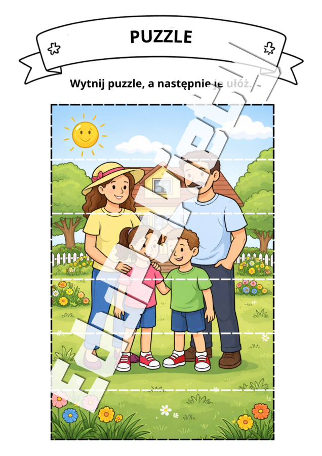 Pakiet edukacyjny „Dzień Rodziny” – 40 stron A4 do druku