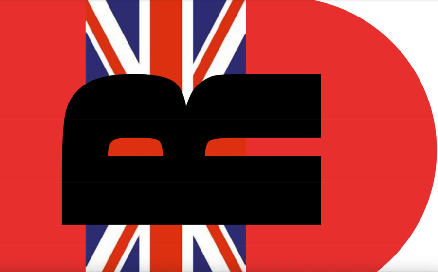 Dekoracja girlanda napis ENGLISH IRREGULAR VERBS język angielski