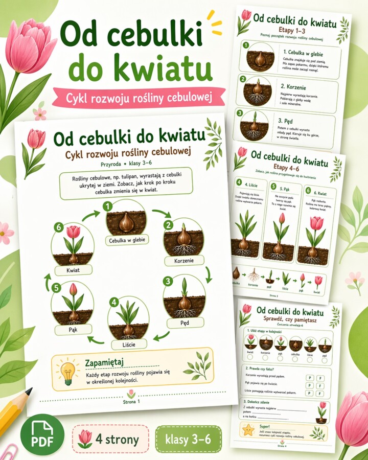 Od cebulki do kwiatu
