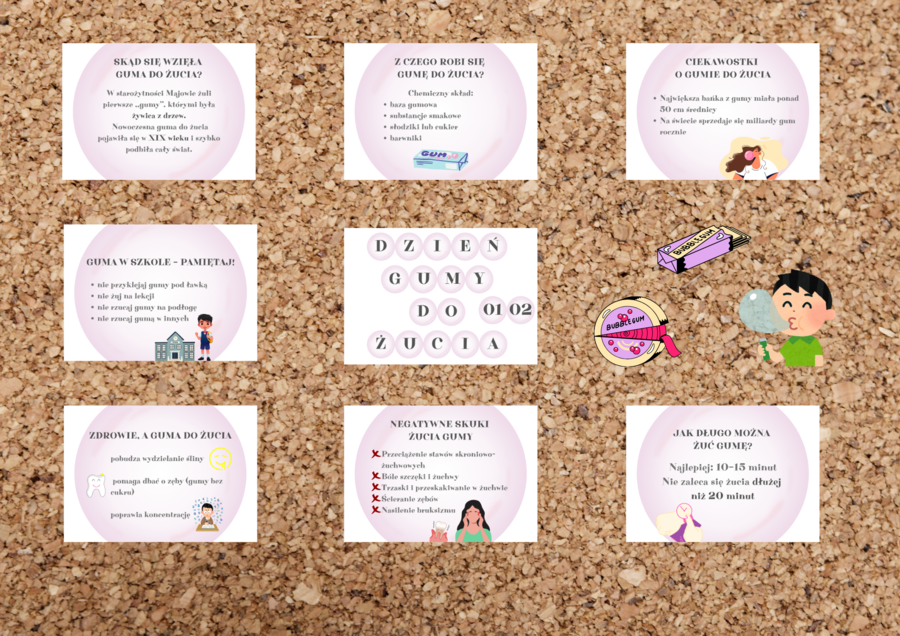 Gazetka DZIEŃ GUMY DO ŻUCIA
