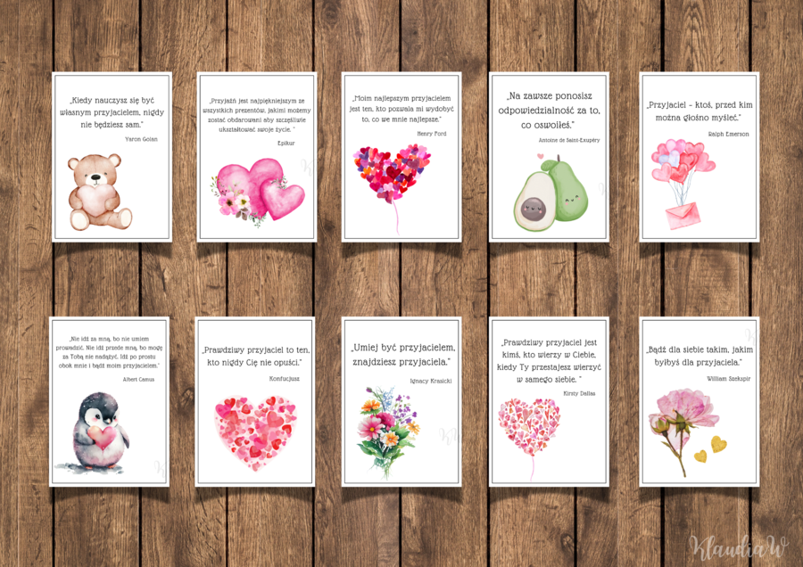 Cytaty o Przyjaźni – Walentynki | gazetka szkolna (PDF)