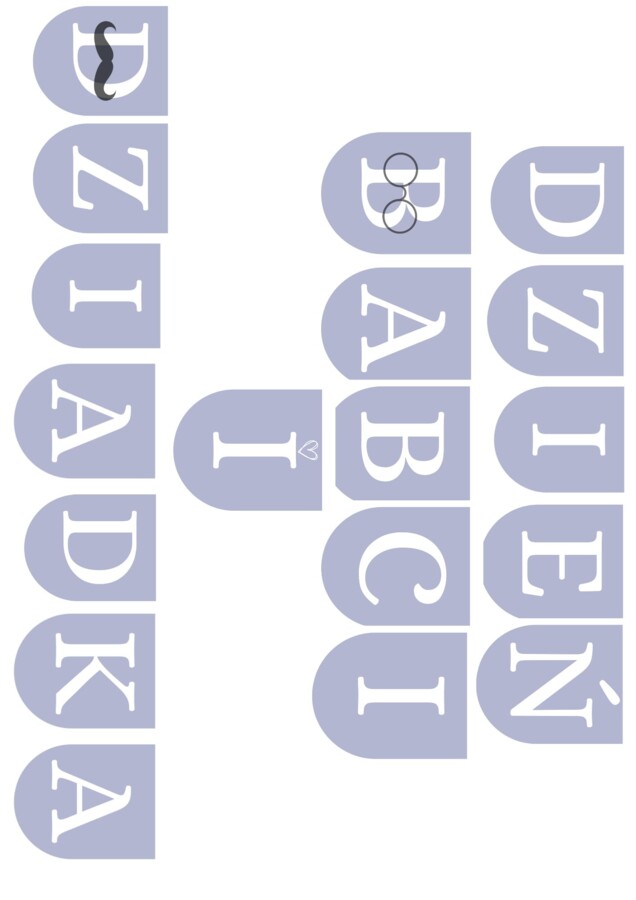 Girlanda na Dzień Babci i Dziadka