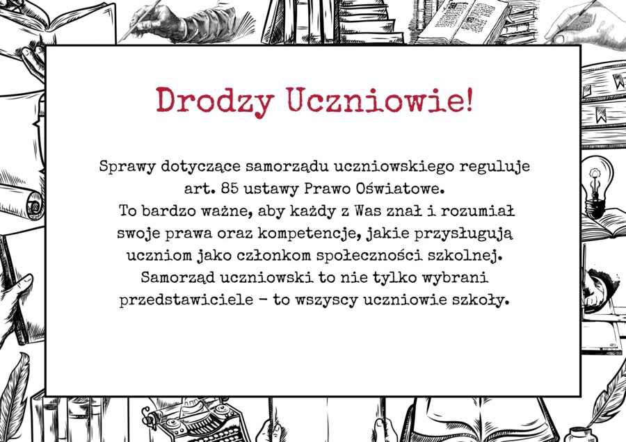 Zestaw edukacyjny - Samorząd Uczniowski - Art. 85. Prawo oświatowe