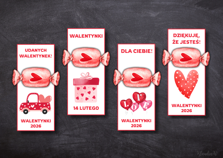 Walentynki - zestaw (PDF)