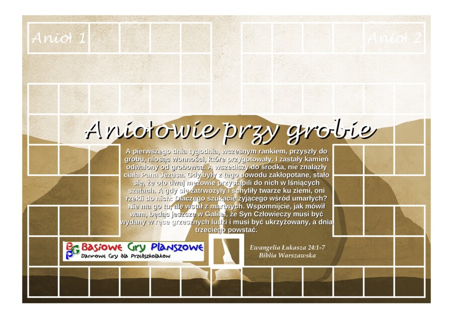 Aniołowie przy grobie – Gra planszowa