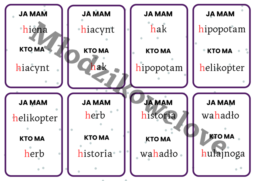 Ortograficzne "Ja mam kto ma?"