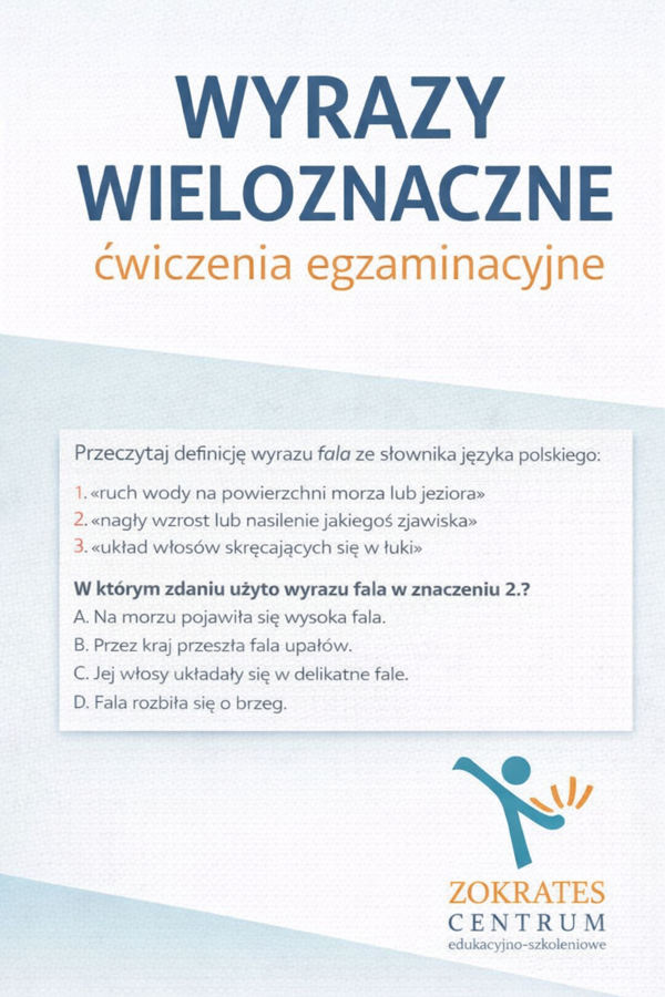 Świadomość językowa  - wieloznaczność wyrazów