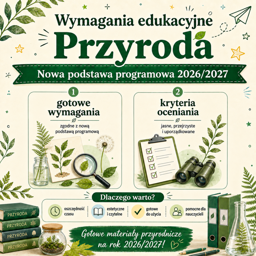 Wymagania edukacyjne Przyroda 2026