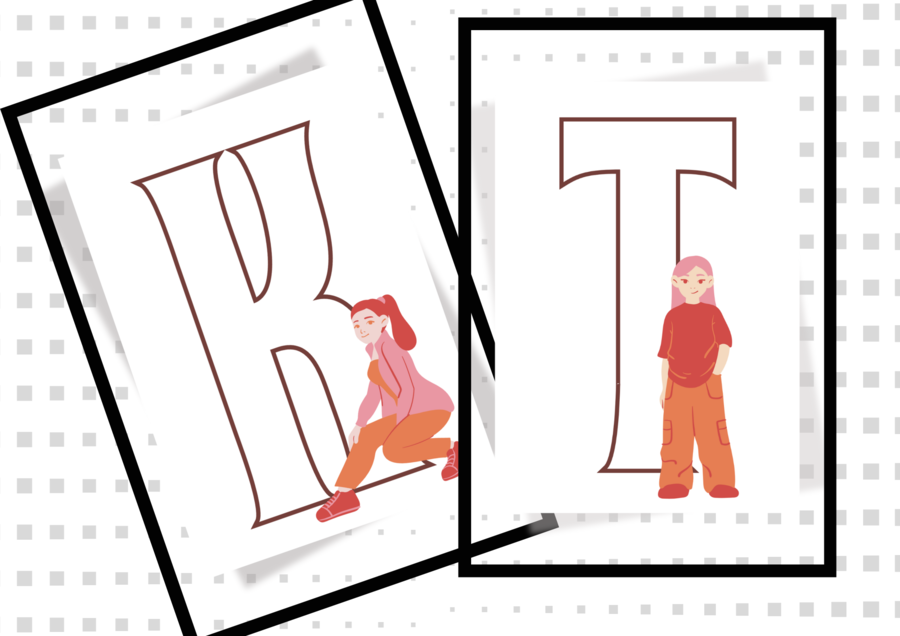 DZIEŃ KOBIET - napis na gazetkę na tablicę szkolną