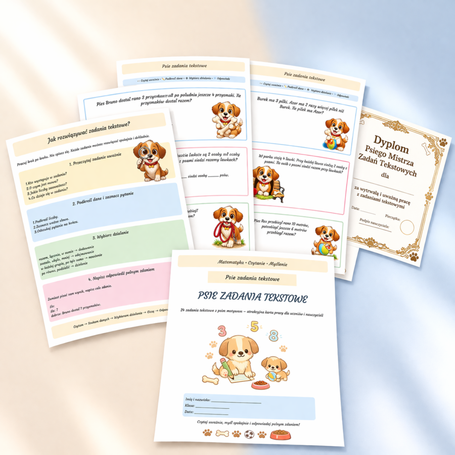 Psie zadania tekstowe