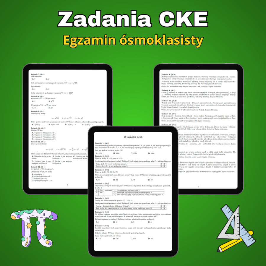 Zadanie egzaminacyjne z matematyki E8