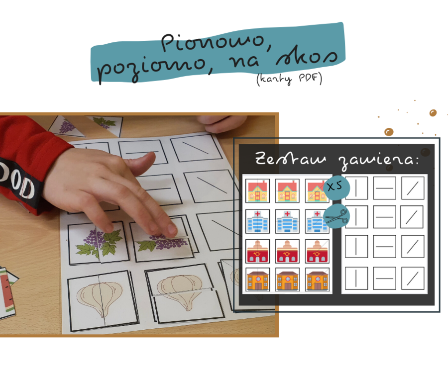 Pionowo, poziomo, na skos