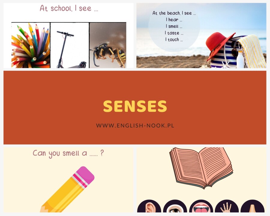 Język angielski. 5 senses - zmysły
