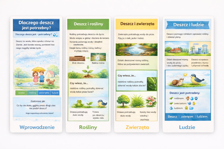 Tekst: Dlaczego deszcz jest potrzebny?