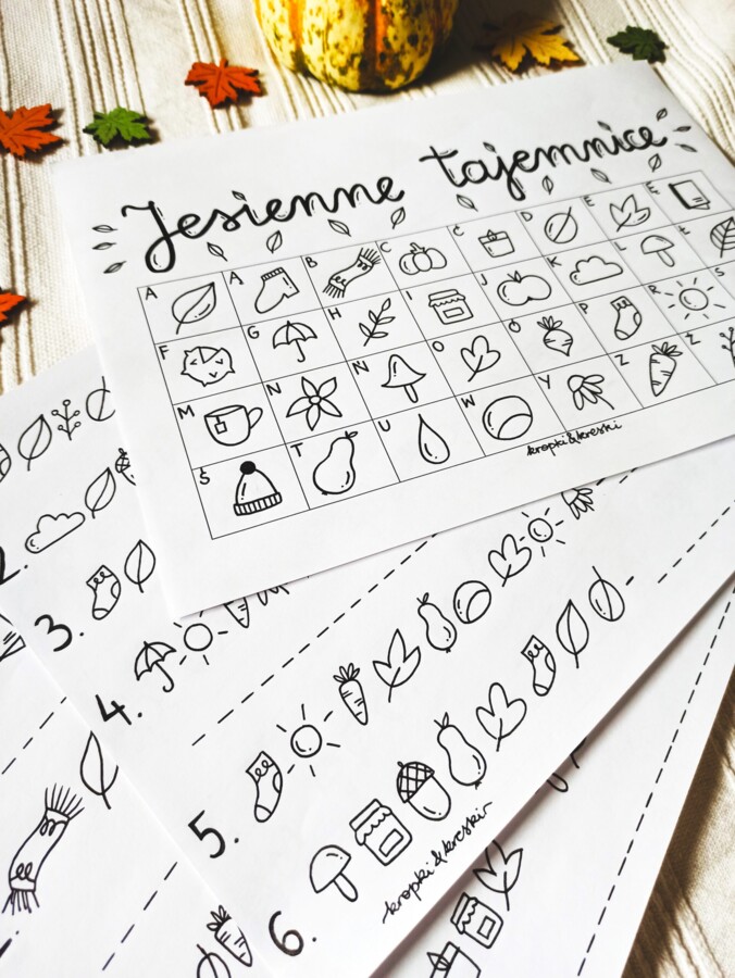 "JESIENNE TAJEMNICE" - zaszyfrowane hasła