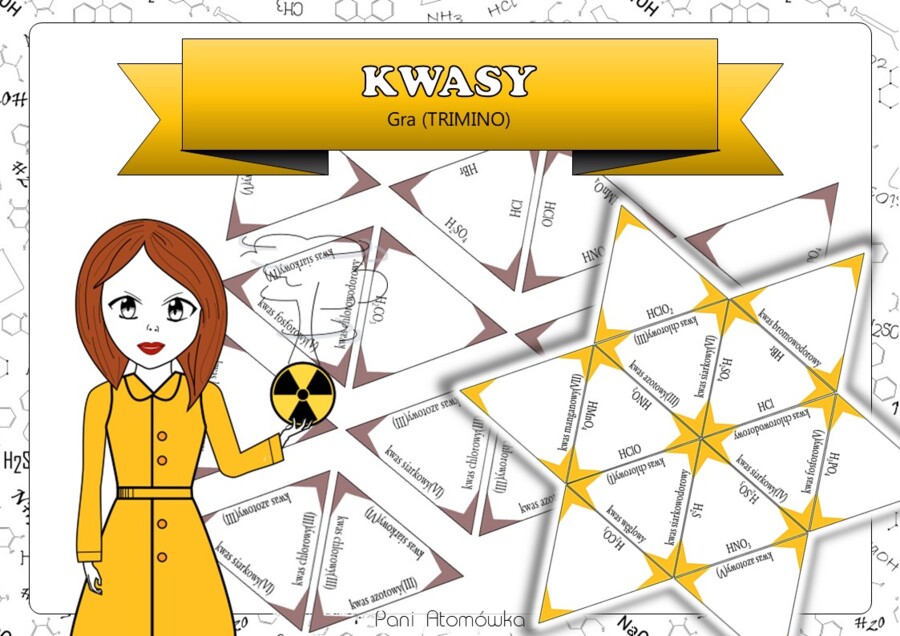 Klasa 7/8. Chemia. Kwasy Trimino.