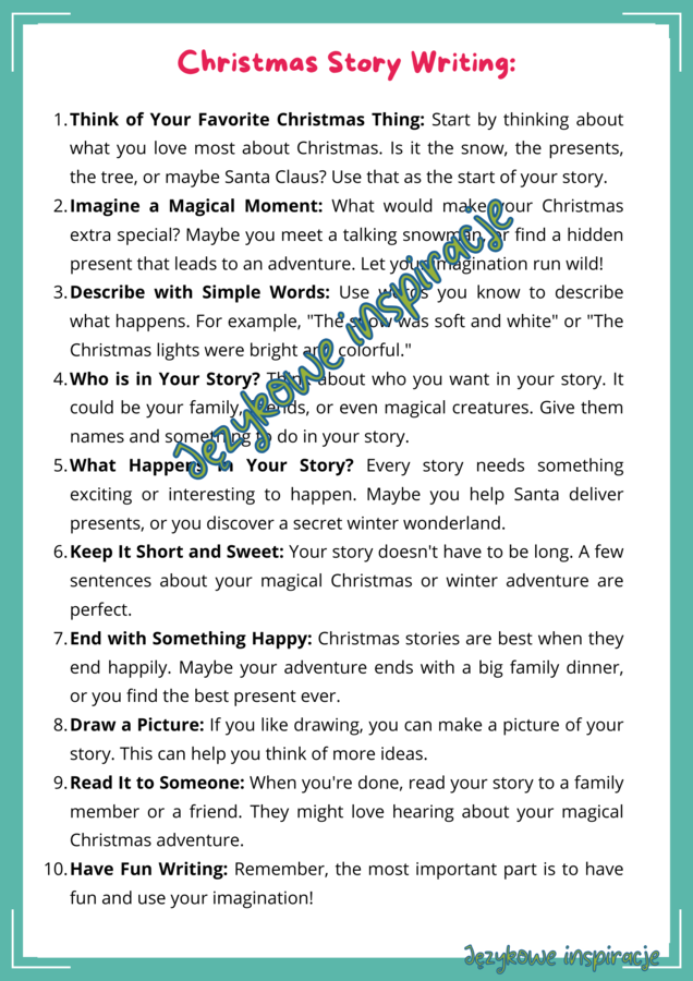 Christmas and Winter. 4 Gotowe lekcje A1-B2. Język angielski