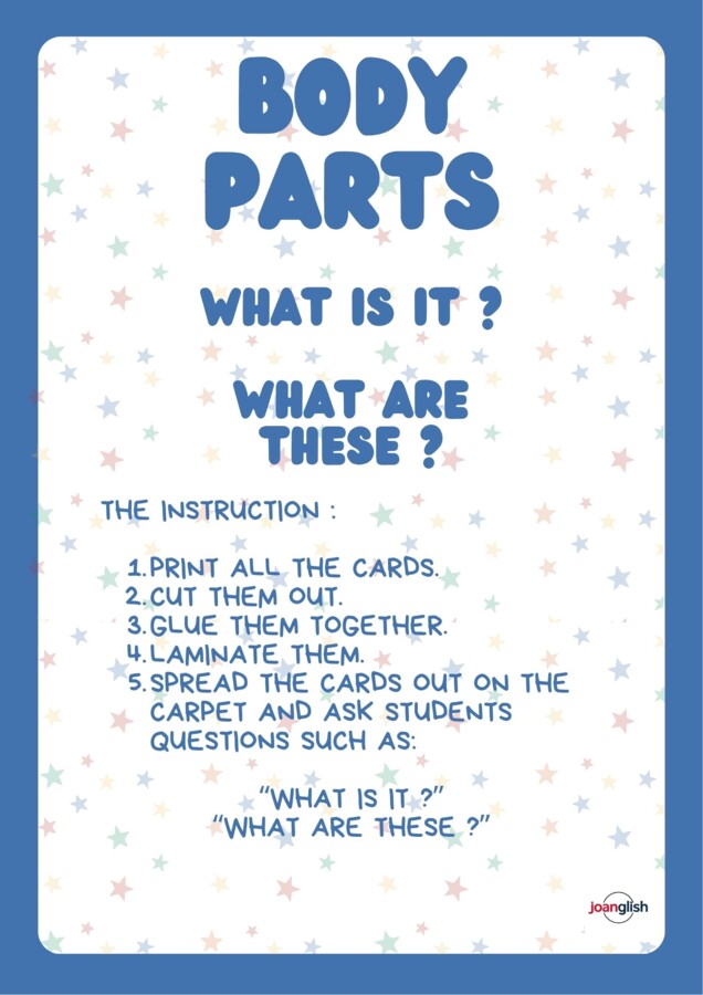 Body Parts. What is it? Kids Can1