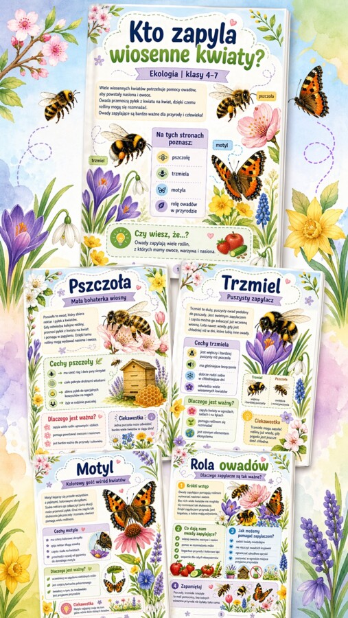 Kto zapyla wiosenne kwiaty?